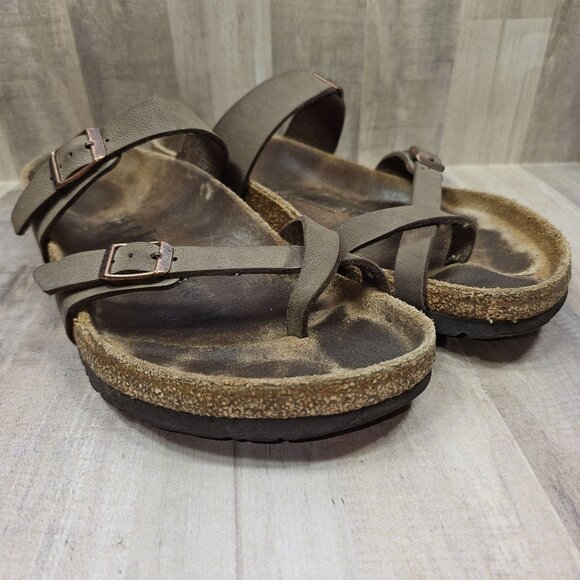 Birkenstock Woman's Size 40 Mayari Sandals Two Adjustable Straps *READ* - Picture 1 of 13